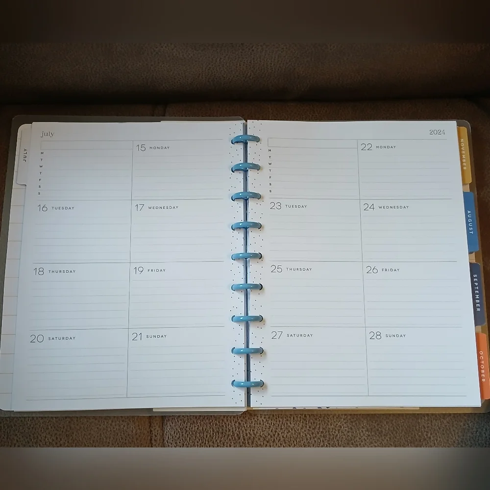 The Happy Planner classic sized 12 month planner Fresh Kitchen Flowers